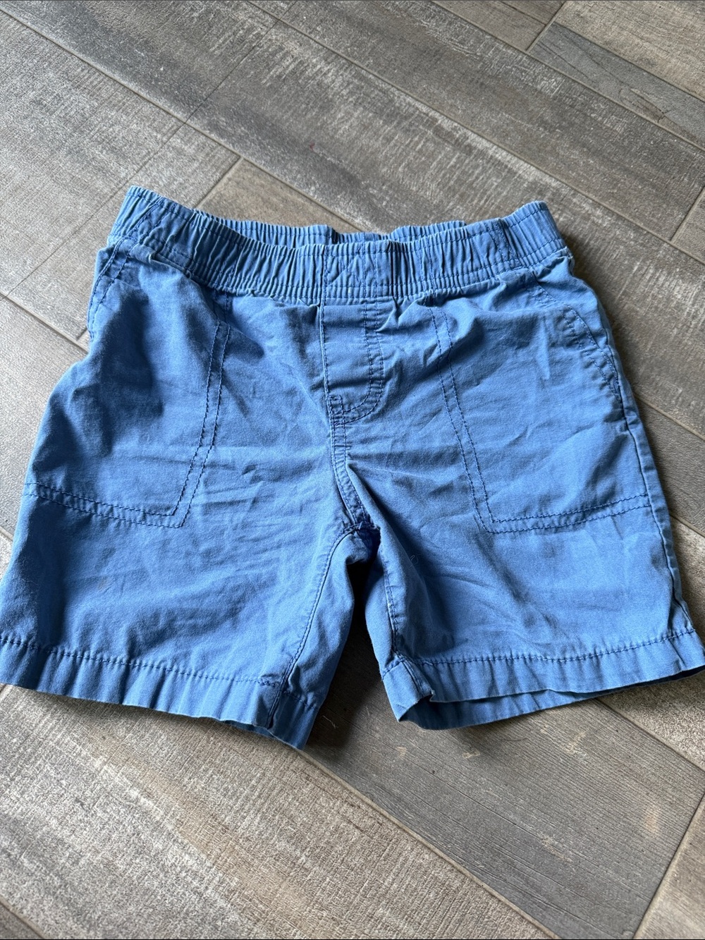 Carter's Blue Kids Elastic Waist Shorts